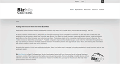 Desktop Screenshot of bizinfosolutions.com